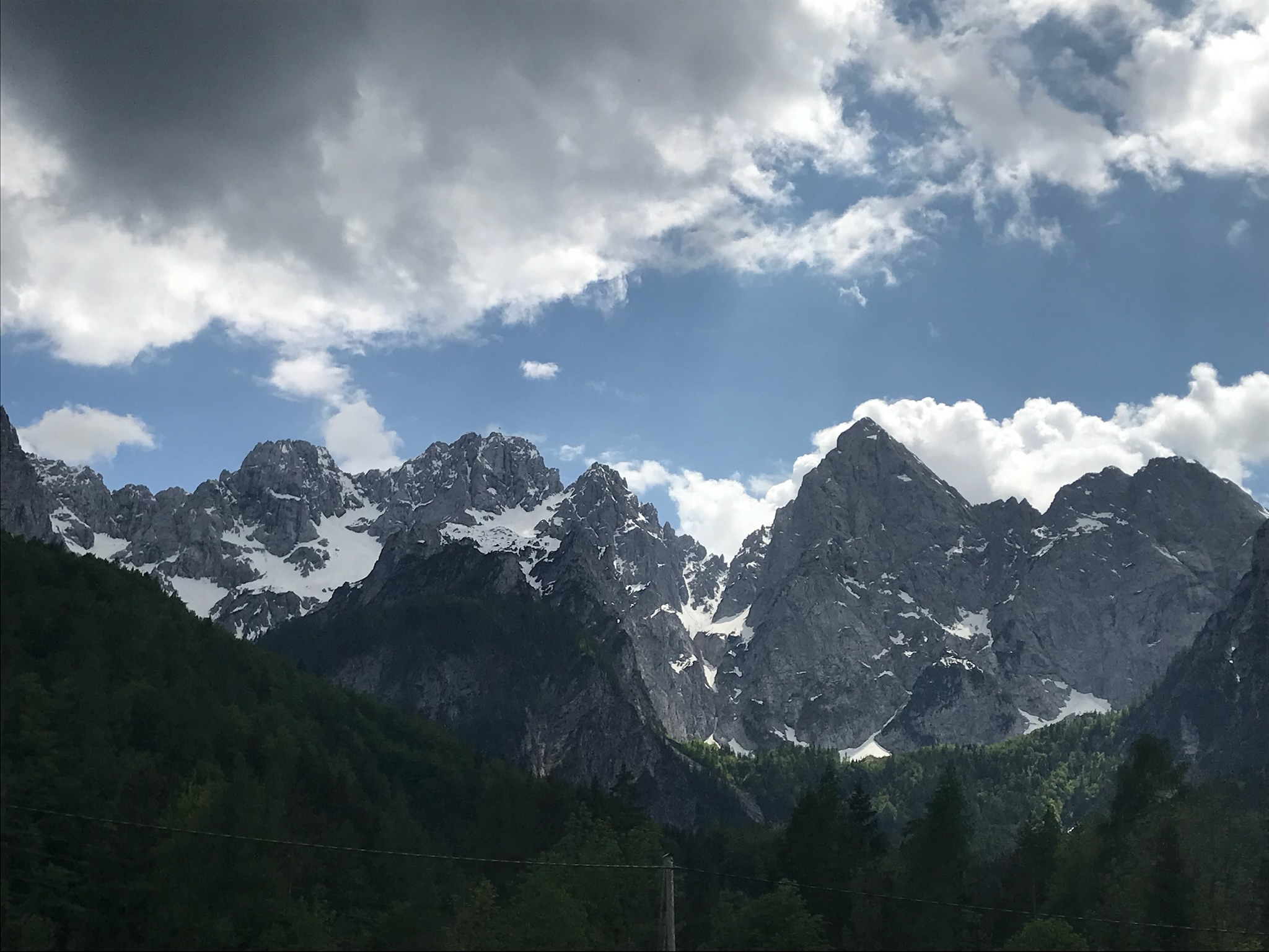 Die Berge Sloweniens